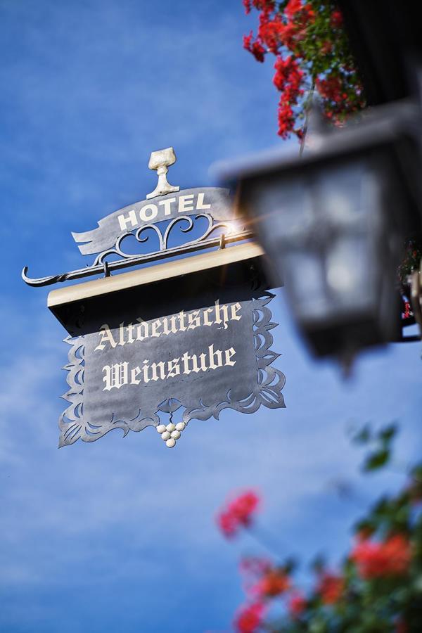 Altdeutsche Weinstube Hotel Rudesheim am Rhein Bagian luar foto